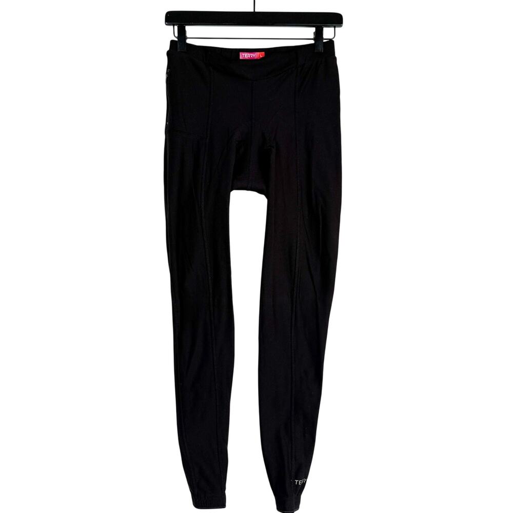 Terry Womens Cycling Padded Leggings Tights 28L Black - L